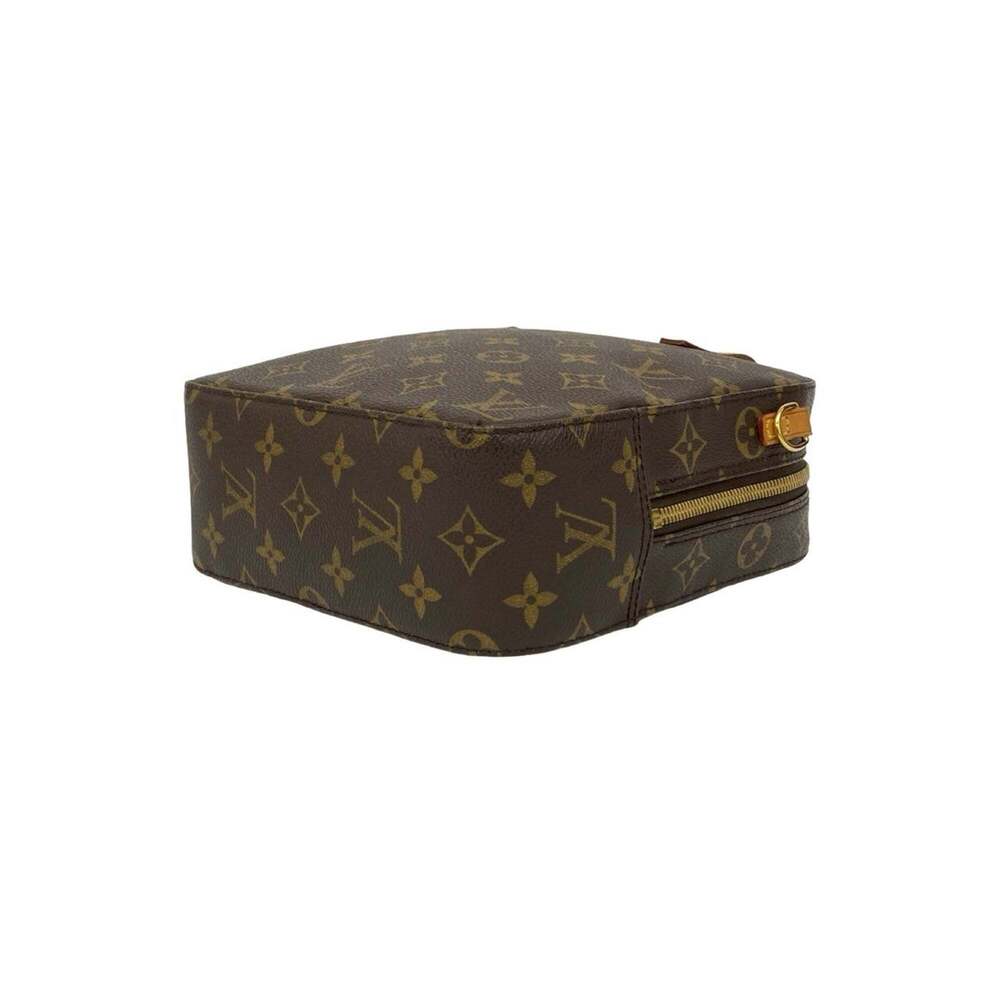 LOUIS VUITTON Brown Monogram Leather Shoulder Bag - Picture 8 of 10